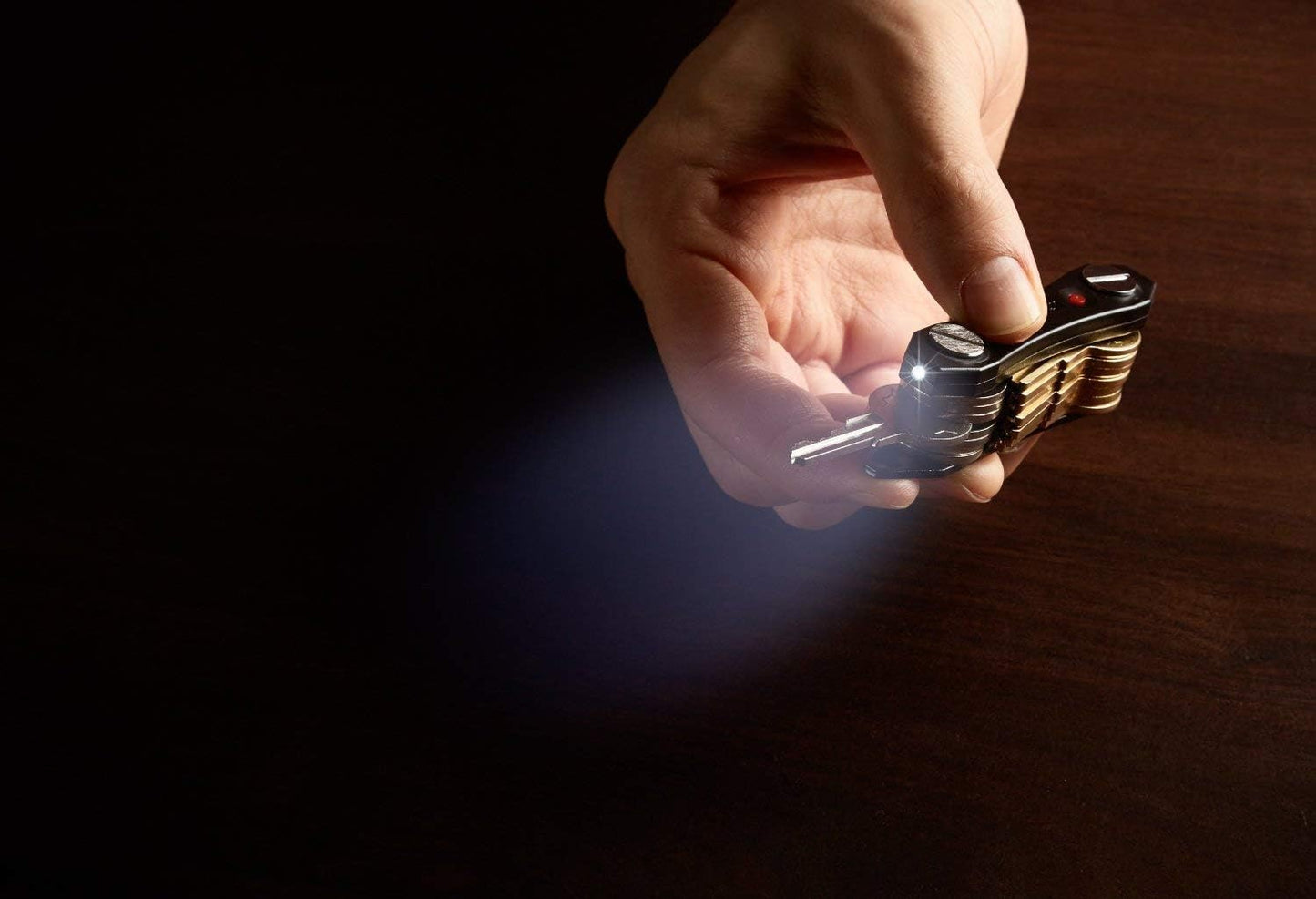 Key Ninja - Organize up to 30 keys, dual LED lights, built in bottle opener