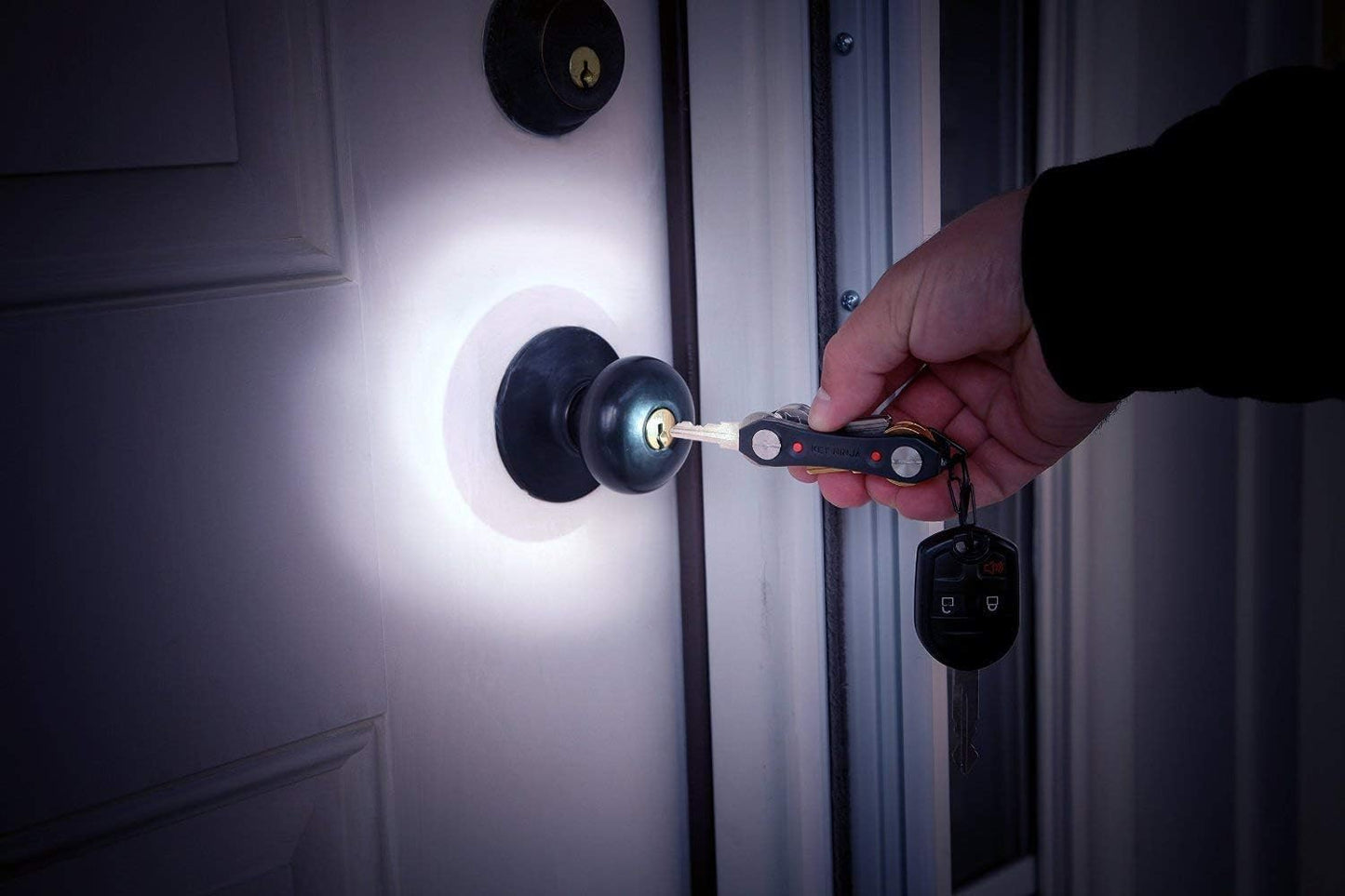 Key Ninja - Organize up to 30 keys, dual LED lights, built in bottle opener