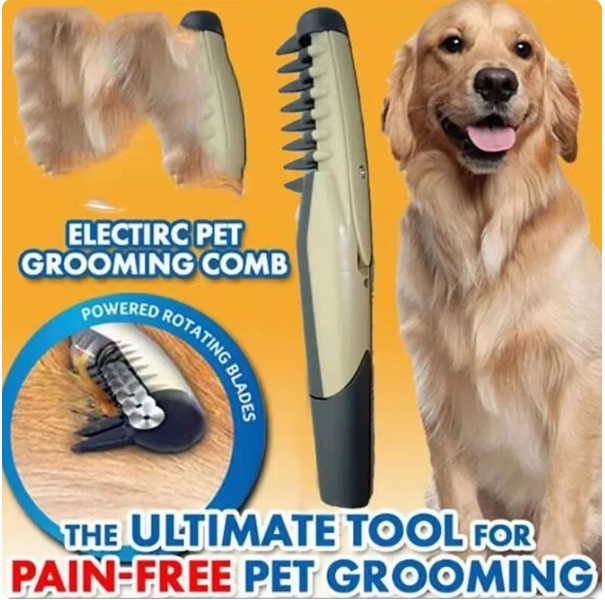 Knot Out - Electric Pet Grooming Comb FACTORY SEALED by Pet Combs (As Seen On TV)