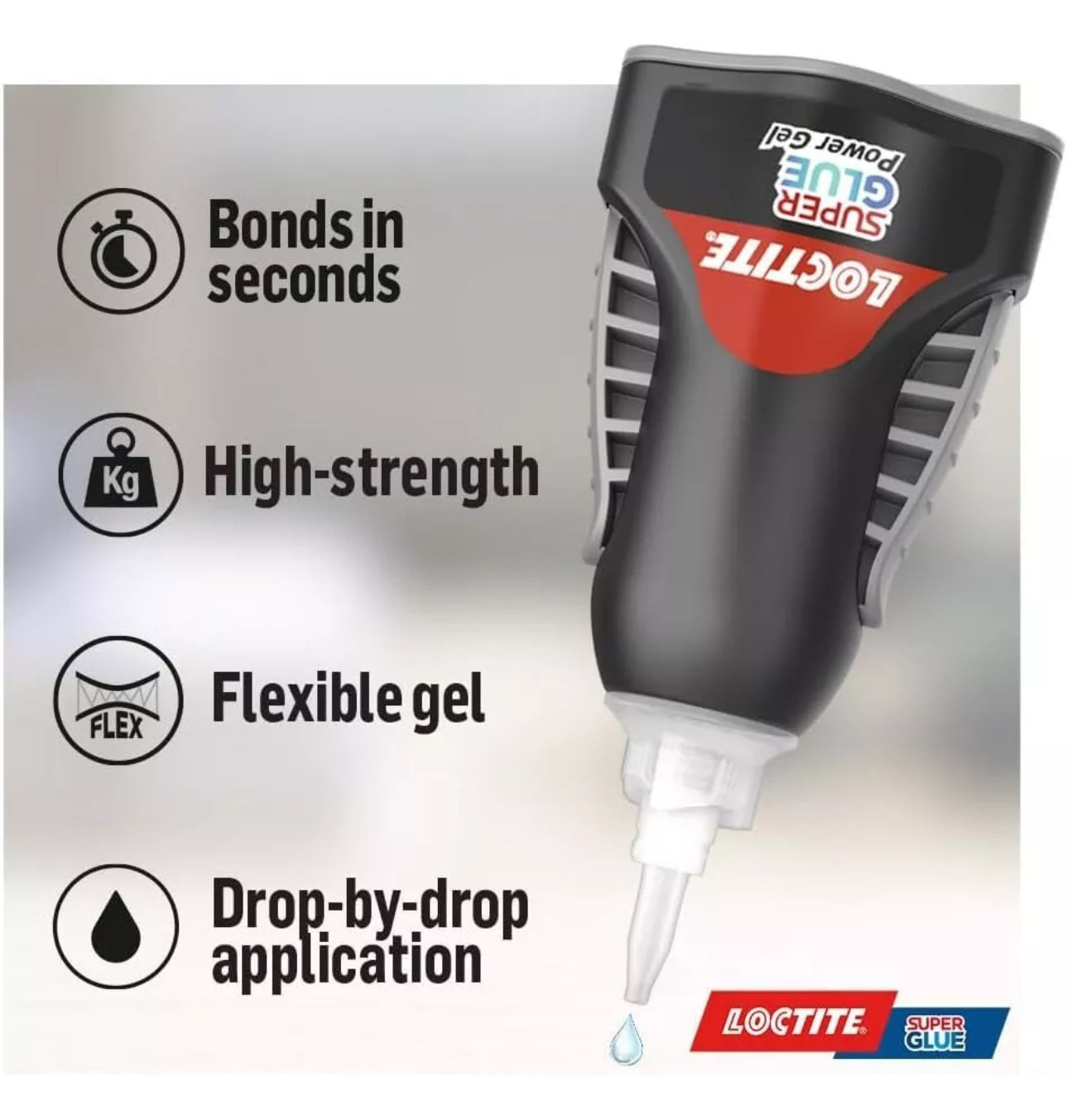 Loctite Super Glue Power Gel Non Drip Formula 1x4g