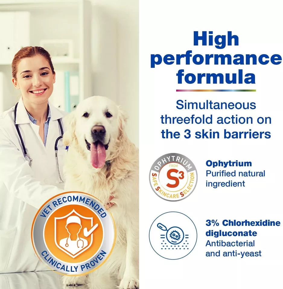 DOUXO S3 PYO Antibacterial and Antifungal Dog and Cat Shampoo - 200ml UK SELLER