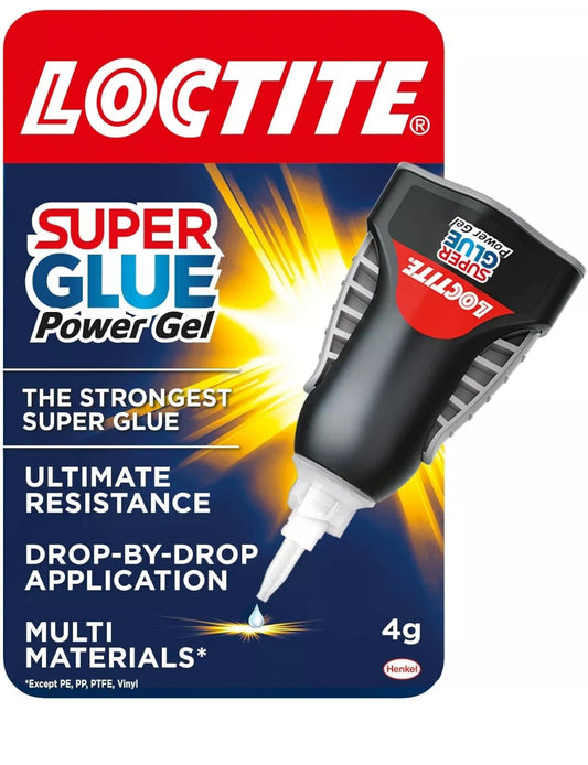 Loctite Super Glue Power Gel Non Drip Formula 1x4g