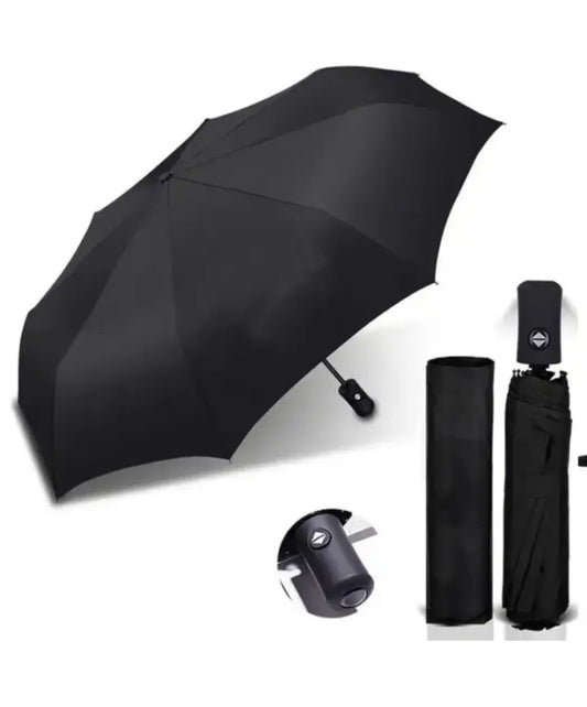 10 Rib Strong Automatic Open Umbrella Close Travel Windproof Compact Folding