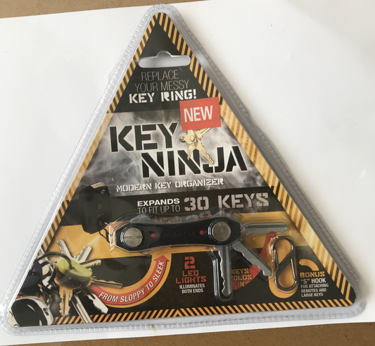 Key Ninja - Organize up to 30 keys, dual LED lights, built in bottle opener