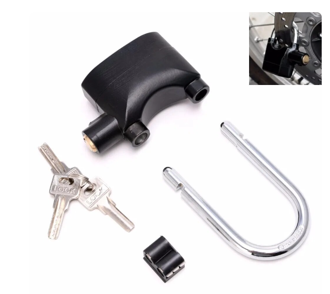 Alarm Lock Bicycle Motorcycle Lock High Decibel Anti-theft Alarm Lock Household Padlock